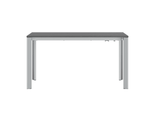 Table Extenso petit format pieds aluminium