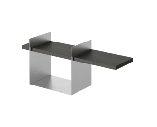 Etagère murale avec insert métal Adulis