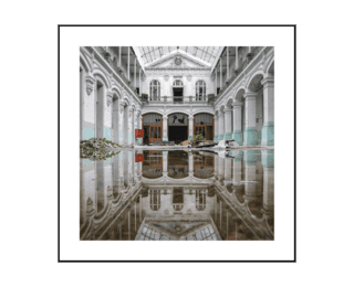 Tableau Plexbox mirror clemy noir