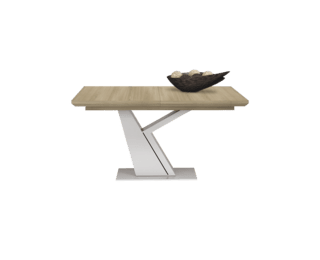 Table pied gris “Y” avec allonge Setis