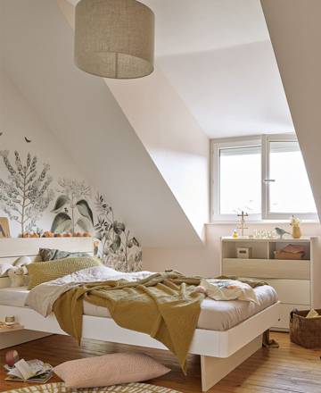 Comment aménager une petite chambre ado sous pente ? meubles gautier